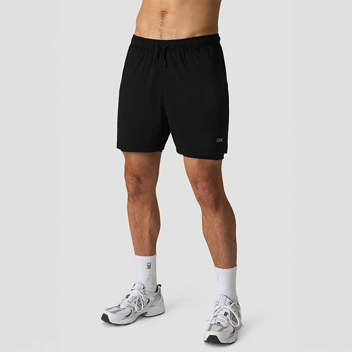 Stride 2-in-1 Shorts Svart