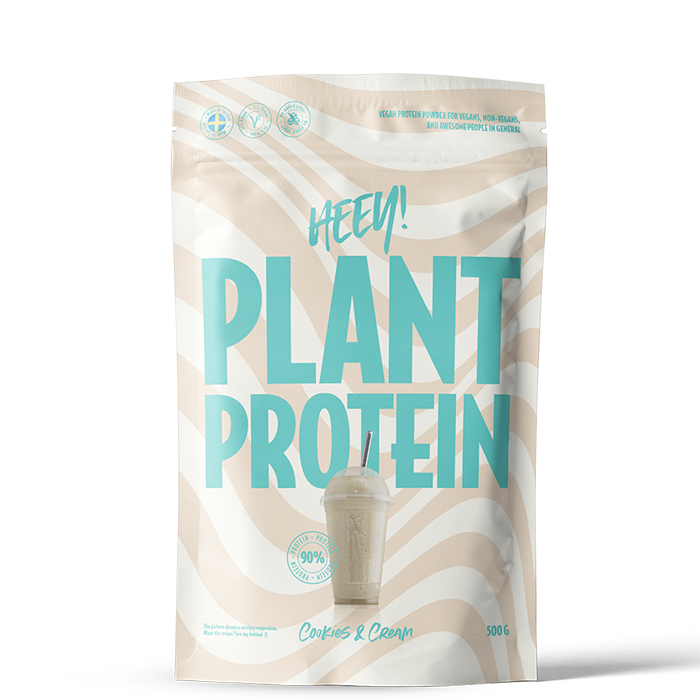 Heey! Veganskt Protein Cookies & Cream 500 g