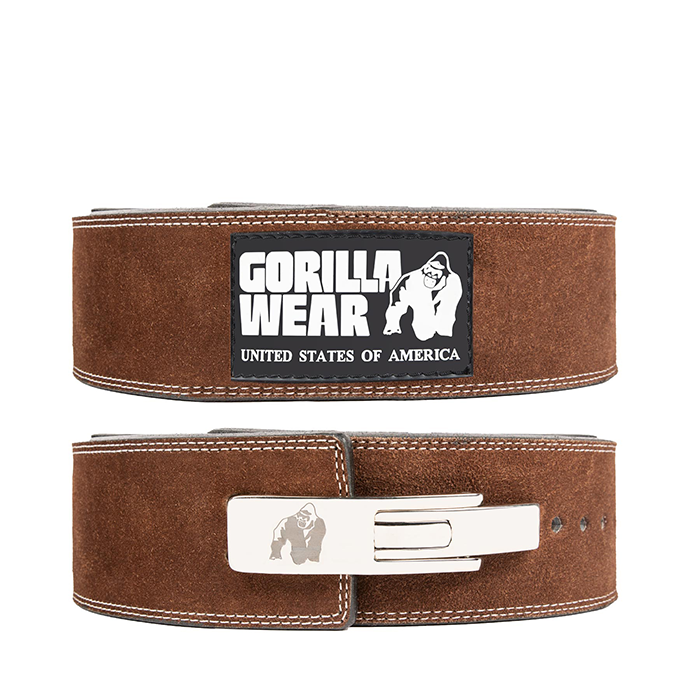 4 Inch Powerlifting Lever Belt Brown