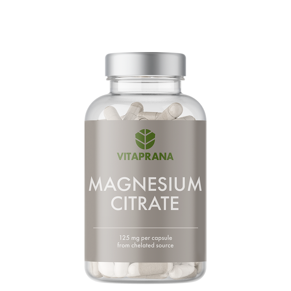 Magnesiumcitrat 125 mg 100 kapslar
