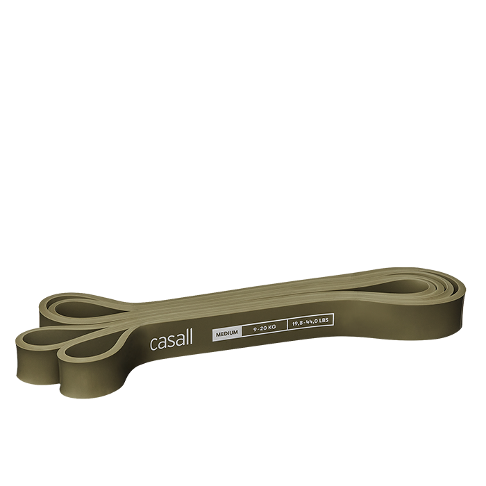 54310 449 Casall Long Rubber Band Medium Medium Green 01 0421