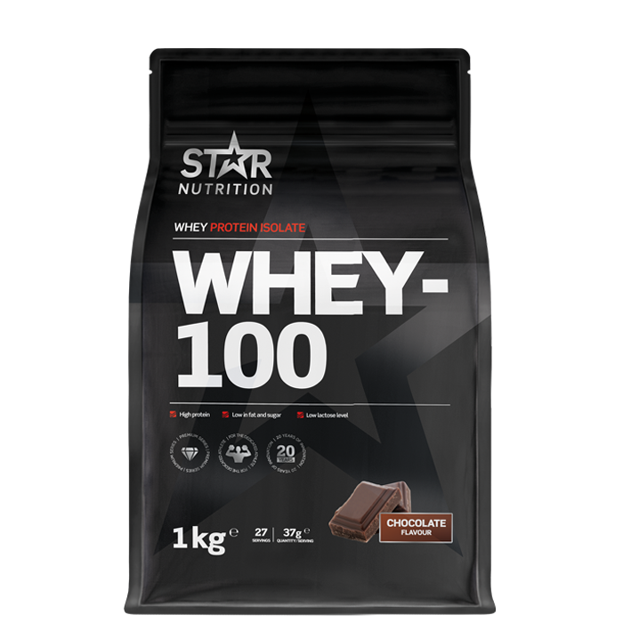 Läs mer om Whey-100 Vassleprotein 1 kg