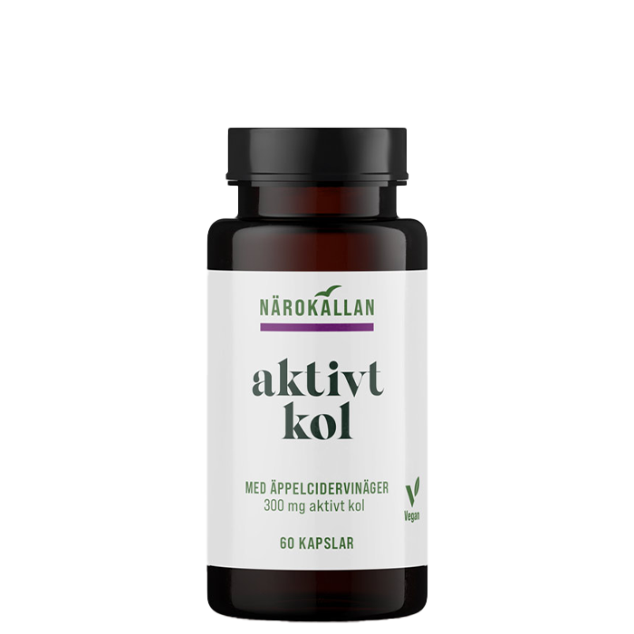 Aktivt Kol + Äppelcidervinäger 60 kapslar