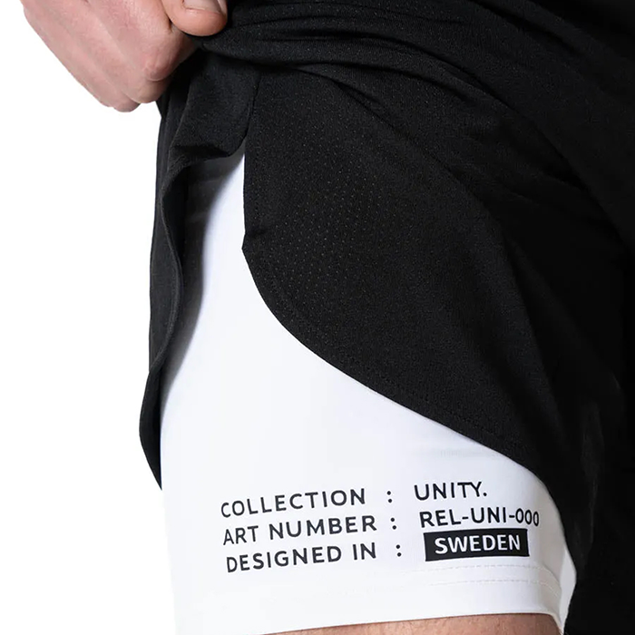 Unity Shorts Svart/Vit