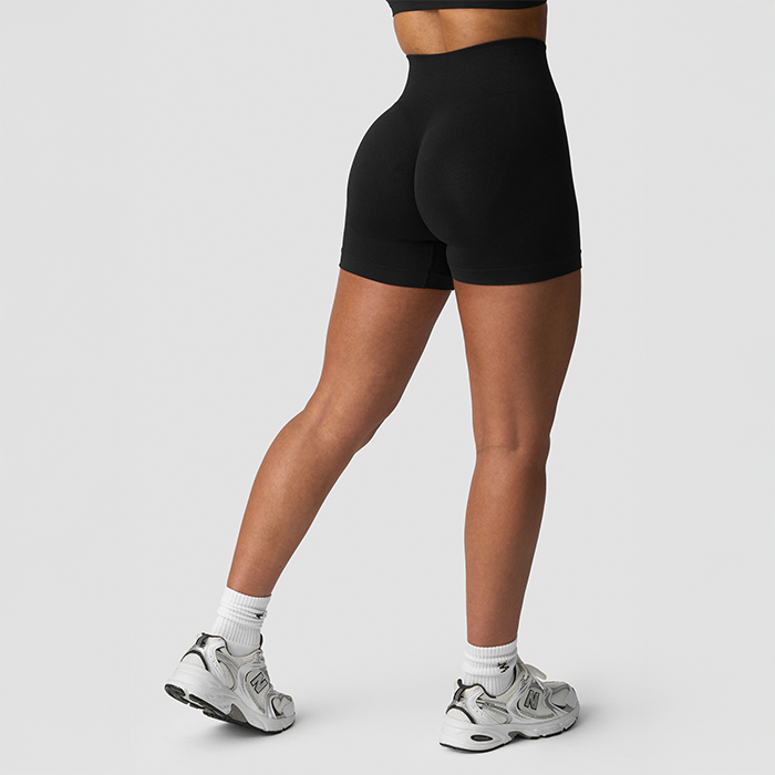 Smooth Midi Shorts Svart