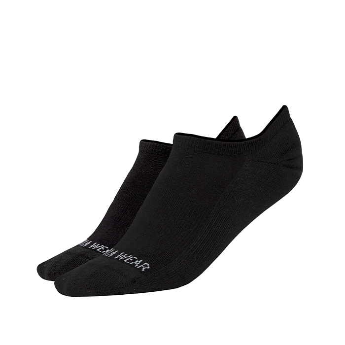 Läs mer om Ankle Socks 2-Pack, Black
