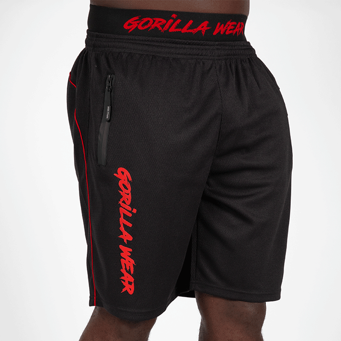 Mercury Mesh Shorts Black/Red