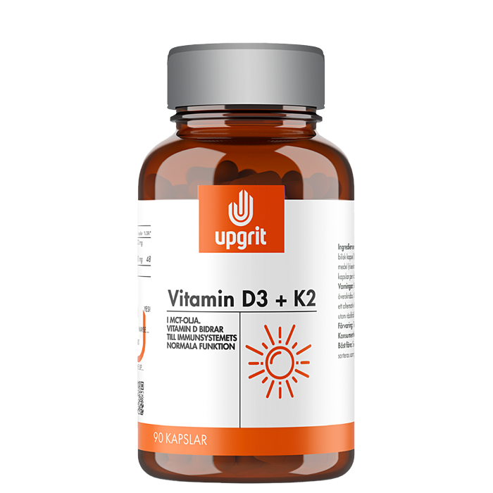 Upgrit Vitamin D3 + K2 90 st