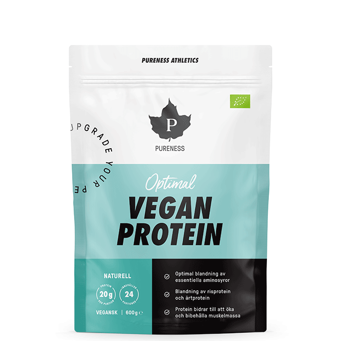 Läs mer om Athletics Optimal Eko Vegan Protein Naturell, 600 g