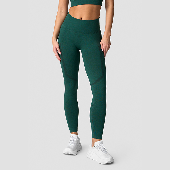 Rush Seamless Tights Mörkgrön