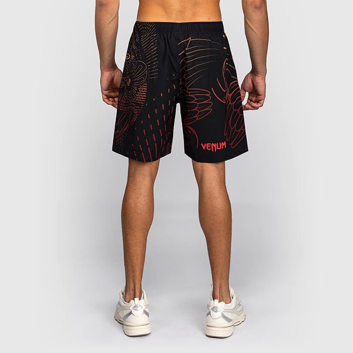 Venum Quetzal Fury Tr&auml;ningsshorts Svart R&ouml;d Orange