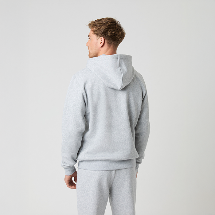 Centre Zip Hoodie Gr&aring;