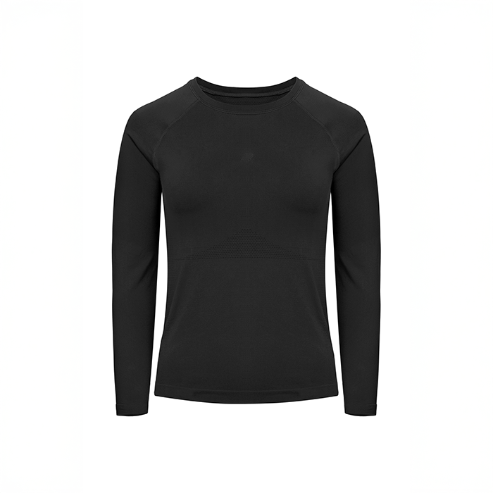 Seamless Långärmad Svart