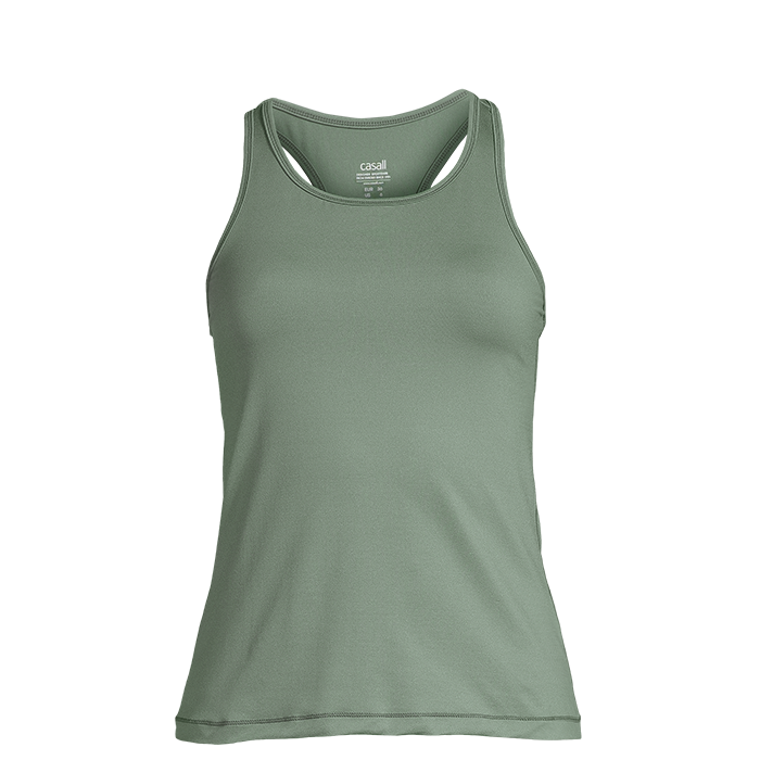 Läs mer om Essential Racerback, Dusty Green