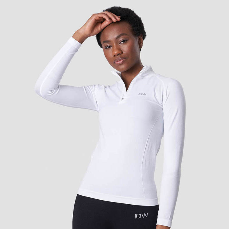 Everyday 1/4 Zip, White