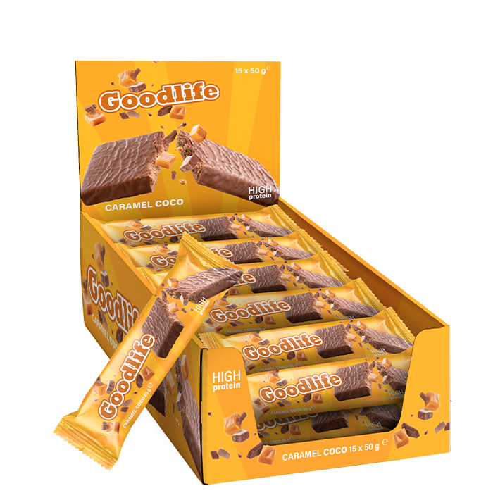 15 x Goodlife 50 g Caramel Coco