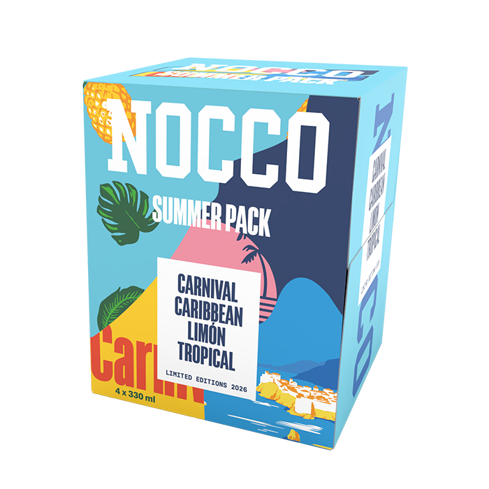 NOCCO Summer 4-Pack 330 ml Limited Edition