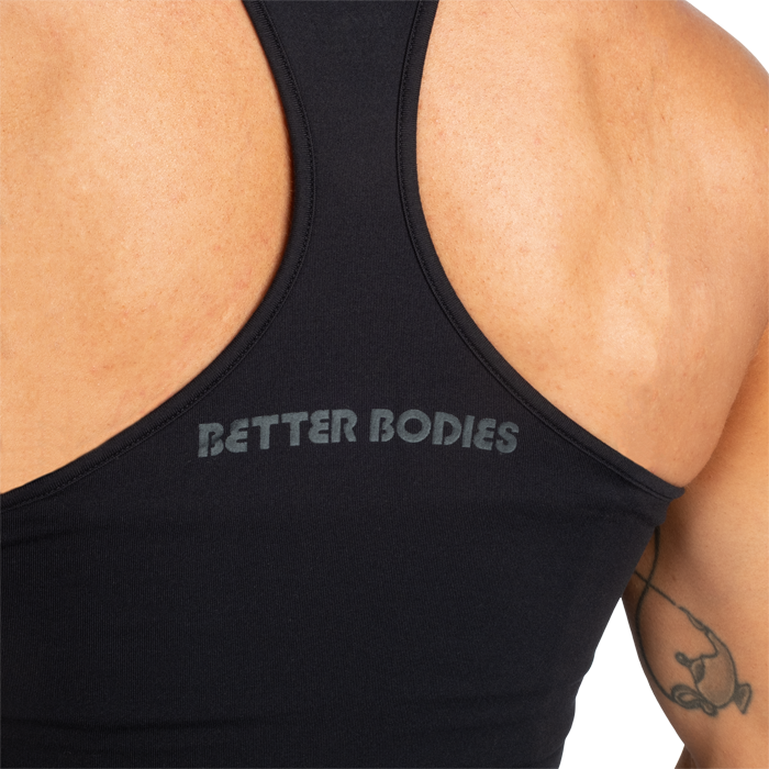 Performance Crop-Halters Topp Svart
