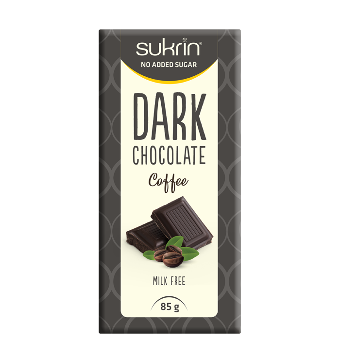 SUKRIN Mörk Choklad 65% Med Kaffe 85 g