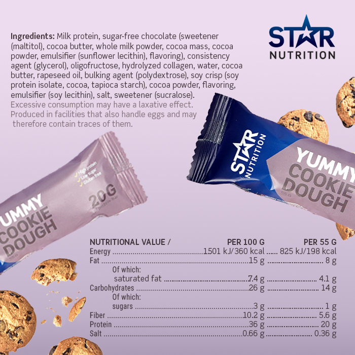 12 x Proteinbar 55 g cookie_dough