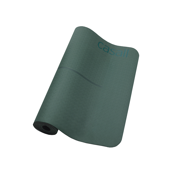 Yogamatta Position 4 mm Gr&ouml;n Svart