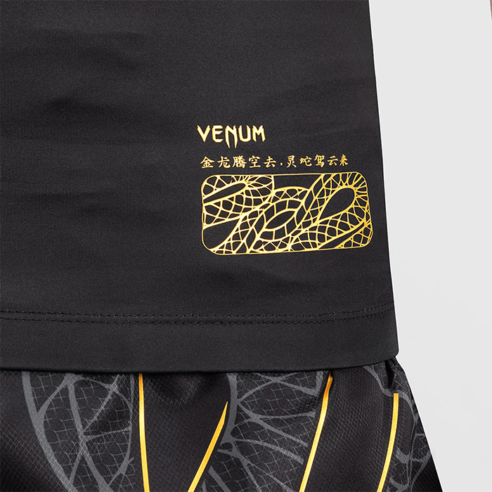 Serpenti Rashguard &Auml;rmell&ouml;s Svart Silver Guld