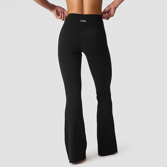 Nimble Flared Tights Svart