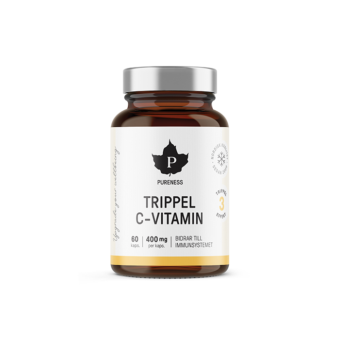Trippel C-vitamin 60 kapslar - Pureness