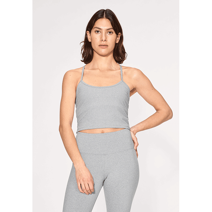 Bild av Shakti Cropped Top, Grey Melange
