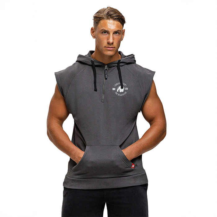 Huntley &Auml;rml&ouml;s Hoodie Gr&aring;