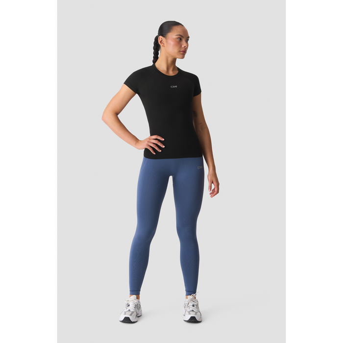 Smooth Seamless T-shirt Svart
