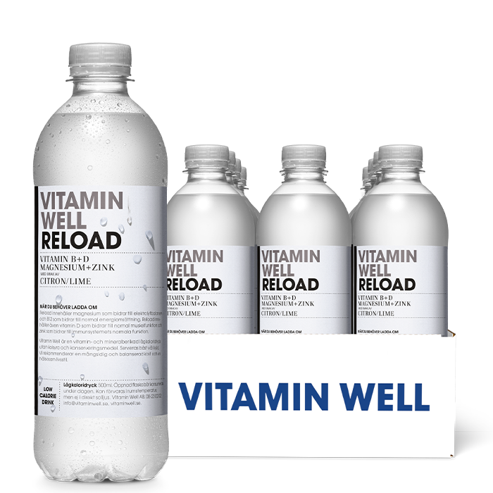 12 x Vitamin Well 500ml Reload