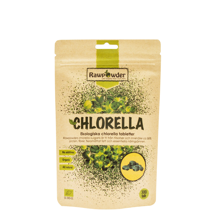 Chlorella Tabletter EKO, 300 st