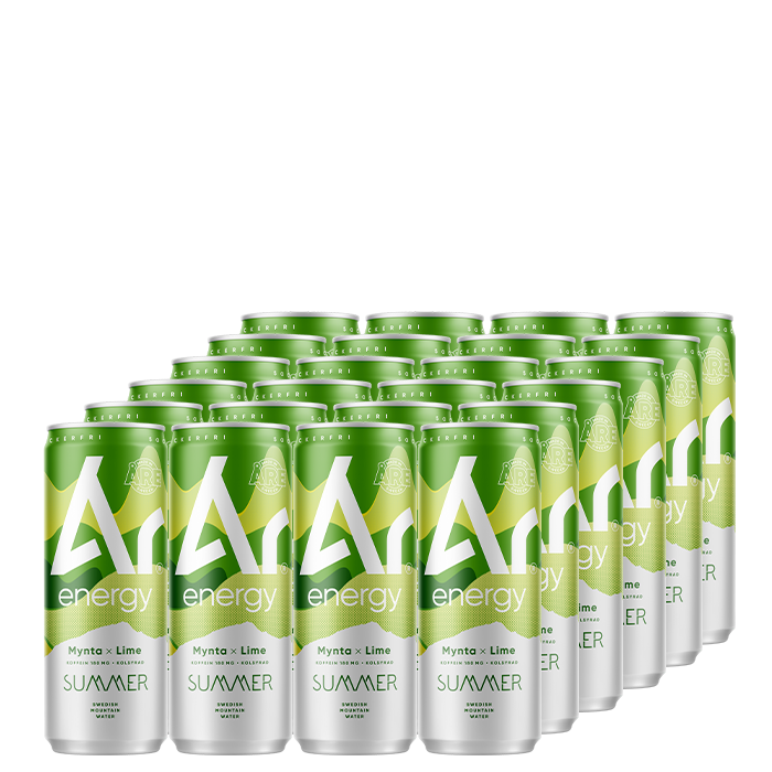 24 x Ár Energy 330 ml SUMMER Mynta/Lime