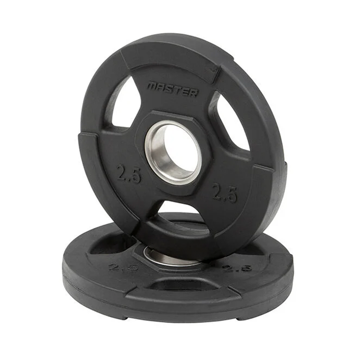 Gummiklädd Viktskiva 50 mm 1,25–20 kg