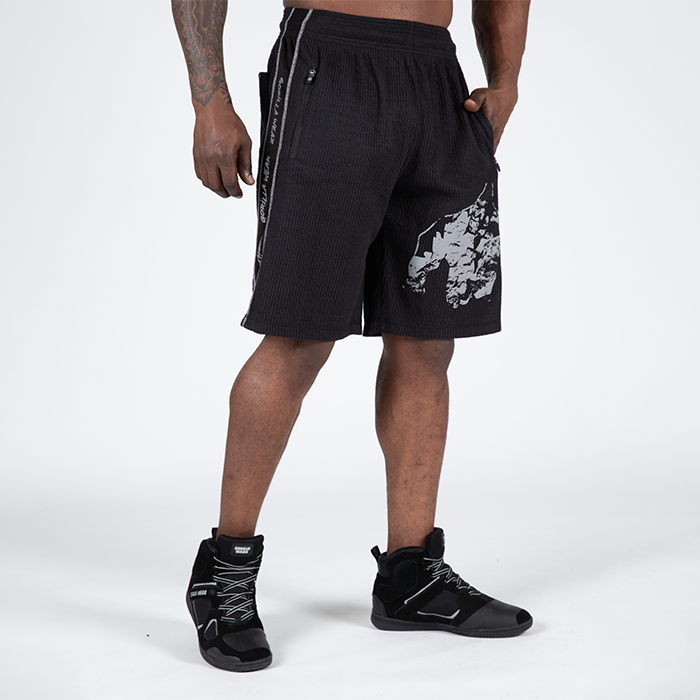 Buffalo Old School Workout Shorts Black/Grey