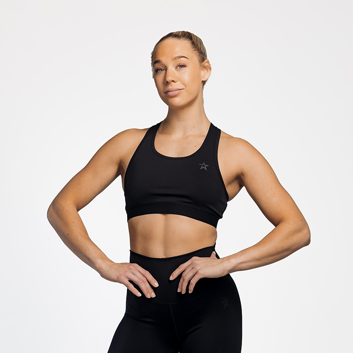 Star Nutrition Gear Star Sports Bra Black