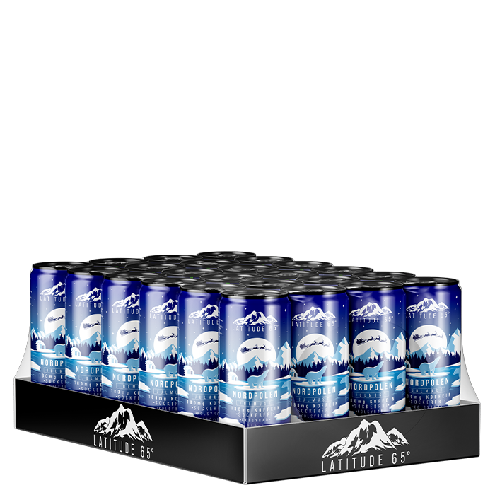 24 x Latitude 65,330 ml,Nordpolen Julmust