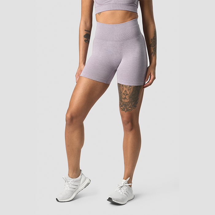 Rush Seamless Shorts, Lilac Melange 10840