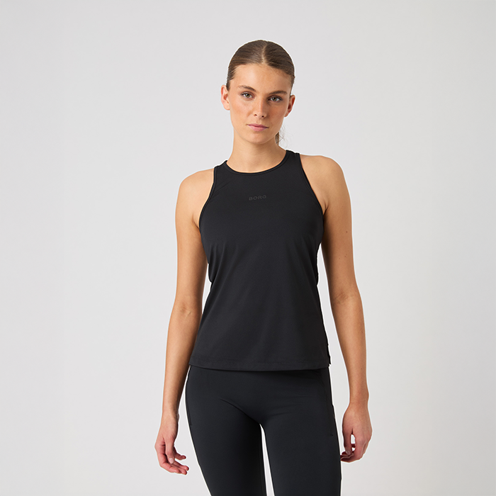Racerback Linne Svart
