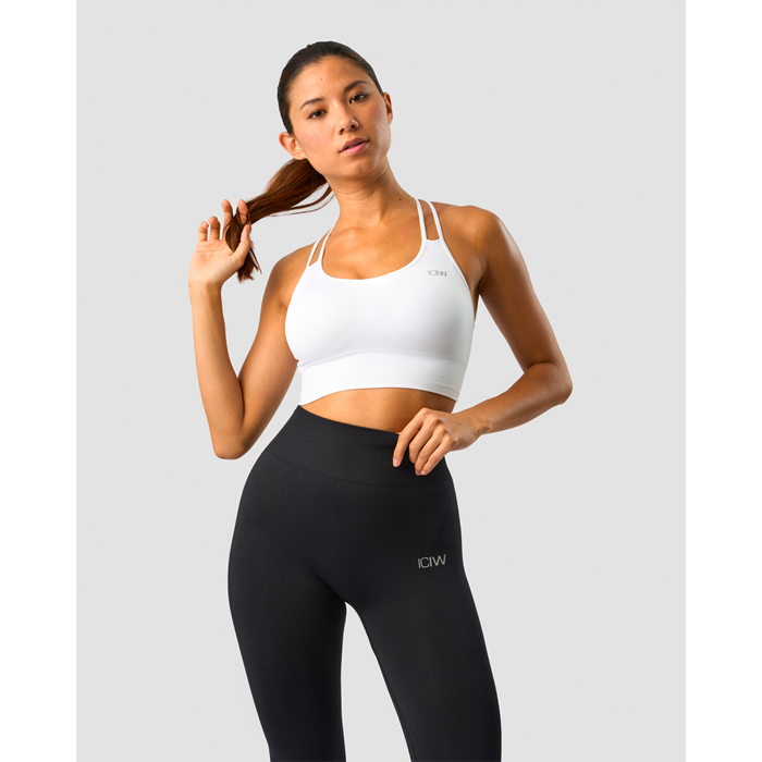 ICANIWILL Define Seamless Sports Bra White