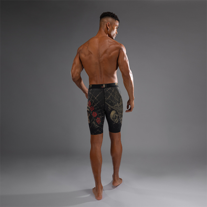 Santa Muerte 5.0 Vale Tudo Shorts Svart Guld