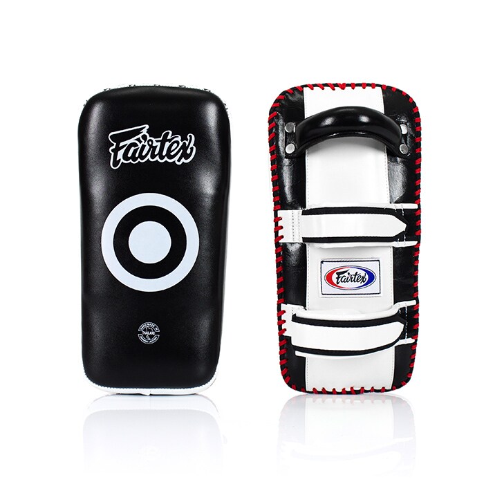 Fairtex KPLC2 Curved Thai Pads White/Black One Size 2 st