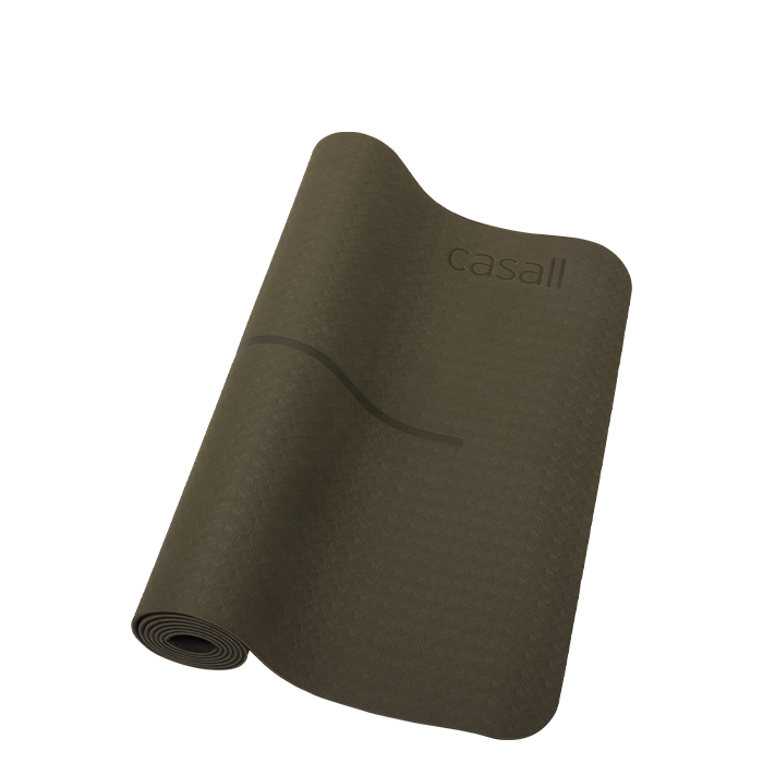 Yoga Mat Position 4mm,Forest Green/Black