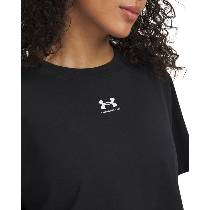UA Rival Boxy Tee Solid Black