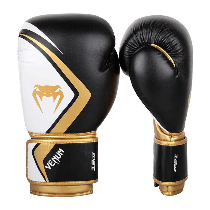 Läs mer om Venum Boxing Gloves Contender 2.0 - Black/White-Gold