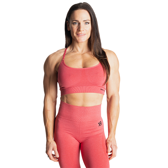 Astoria Seamless Short Bra Chili Red Melange