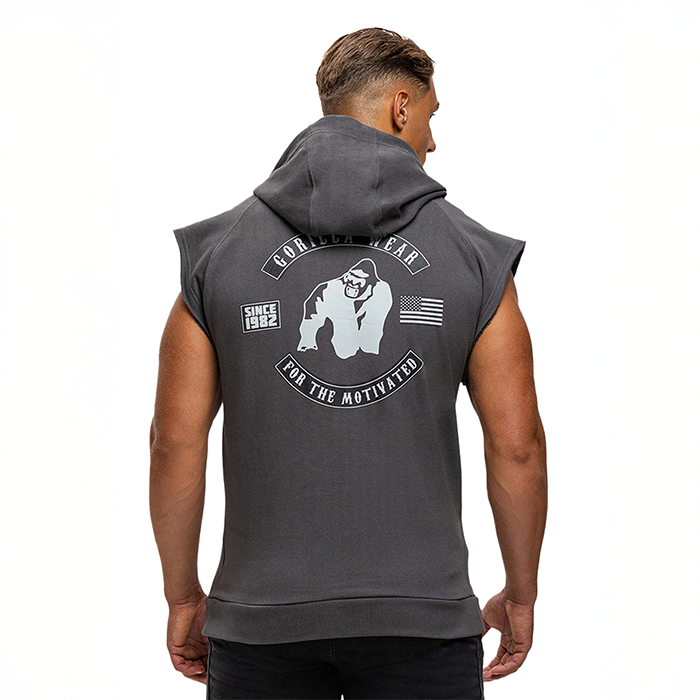 Huntley &Auml;rml&ouml;s Hoodie Gr&aring;
