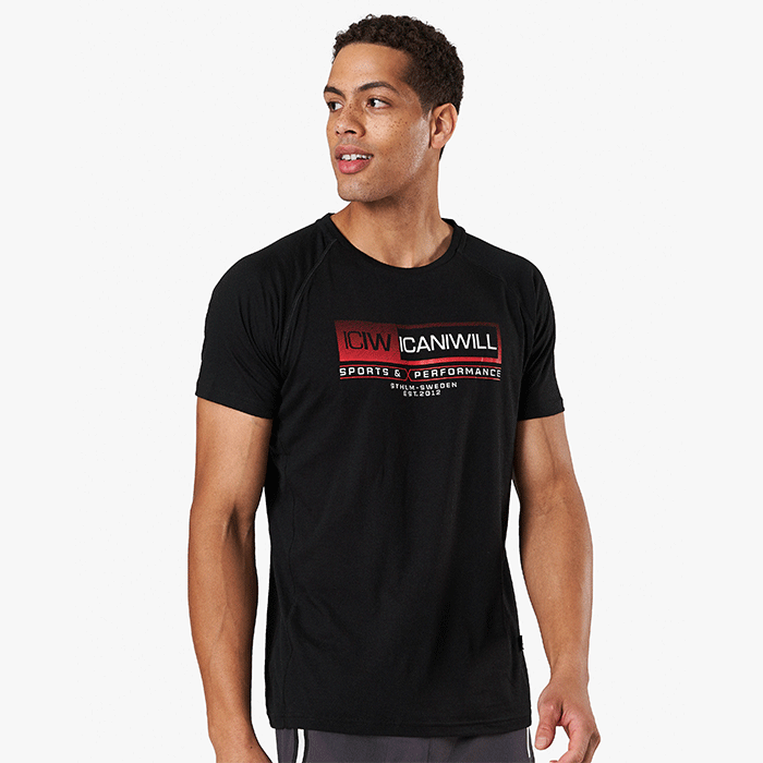 Perform Tri-blend Standard Fit T-shirt Black