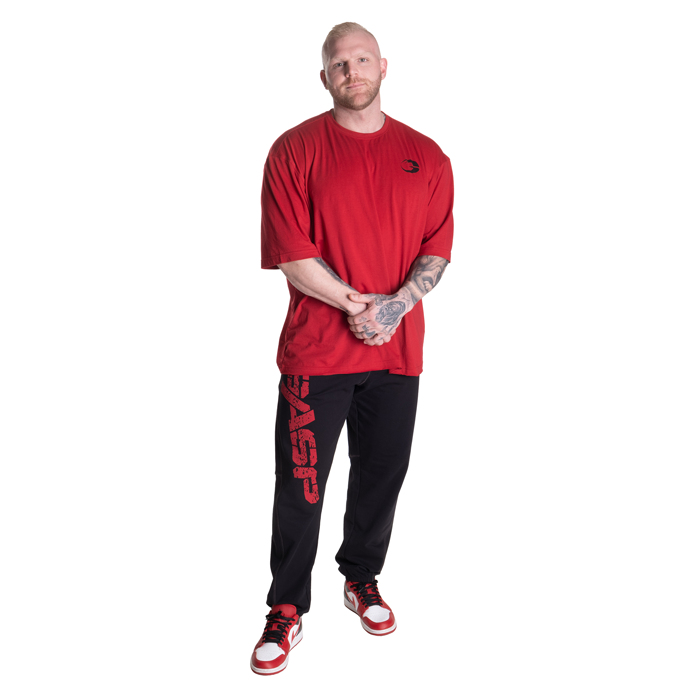 Vintage Sweatpants Svart R&ouml;d